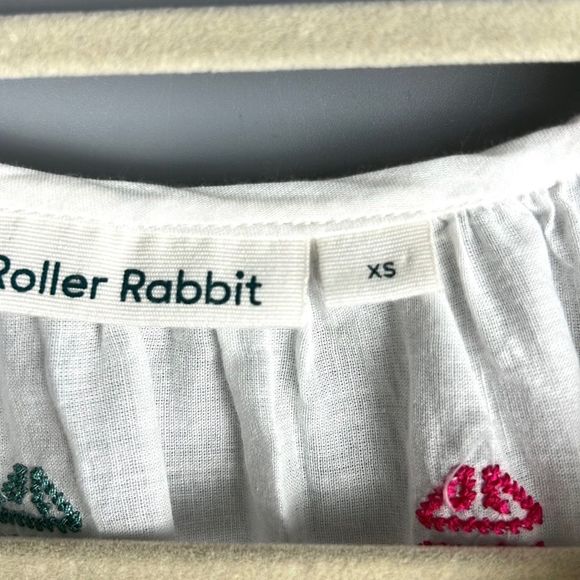 ROLLER RABBIT Cotton Embroidered Top Blouse - Picture 9 of 10